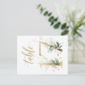 Groene en goudbladeren, tabel 17, tabelnummer briefkaart (Staand voorkant)