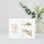 Groene en goudbladeren, tabel 21, tabelnummer briefkaart (Staand voorkant)