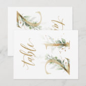 Groene en goudbladeren, tabel 21, tabelnummer briefkaart (Voorkant / Achterkant)