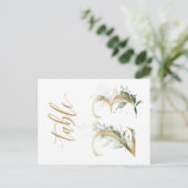 Groene en goudbladeren, tabel 23, tabelnummer briefkaart (Staand voorkant)