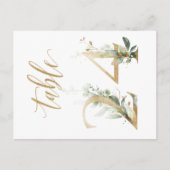 Groene en goudbladeren, tabel 24, tabelnummer briefkaart (Voorkant)