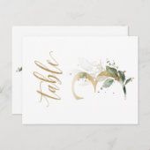 Groene en goudbladeren, tabel 3, tabelnummer briefkaart (Voorkant / Achterkant)