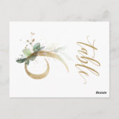 Groene en goudbladeren, tabel 6, tabelnummer briefkaart (Achterkant)