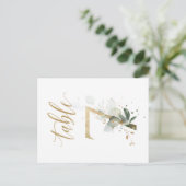 Groene en goudbladeren, tabel 7, tabelnummer briefkaart (Staand voorkant)