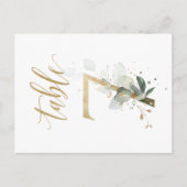 Groene en goudbladeren, tabel 7, tabelnummer briefkaart (Voorkant)