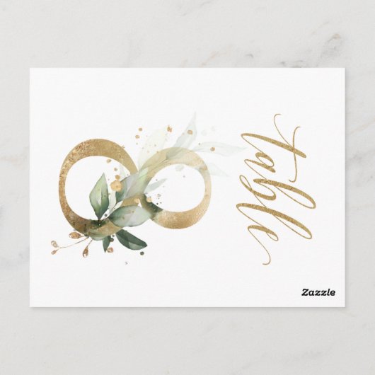 Groene en goudbladeren, tabel 8, tabelnummer briefkaart (Achterkant)