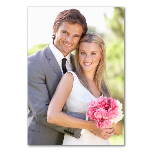 Groene en goudbladerij, bruiloft kaart (Achterkant)