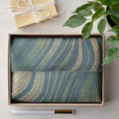 Groene en gouden agaat/marmer tissuepapier (Geschenk)