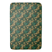 Groene en gouden badmat (Voorkant Verticaal)
