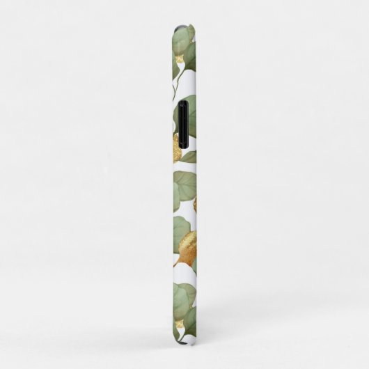 Groene en gouden bladeren. Patroon Case-Mate iPhone Case (Achterkant/rechts)