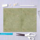  Groene en Gouden Bladmuziek Tissuepapier (Craft)