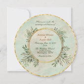 Groene en Gouden Cirkel Kaart (Voorkant)