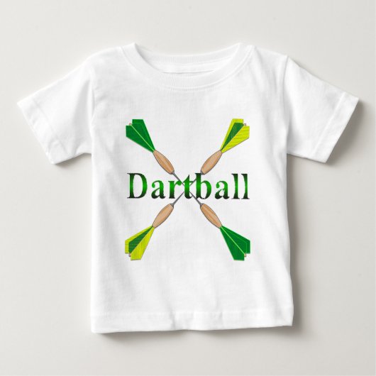 Groene en gouden Dartbal Darts (Voorkant)
