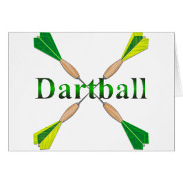 Groene en gouden Dartbal Darts