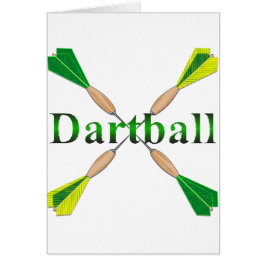 Groene en gouden Dartbal Darts