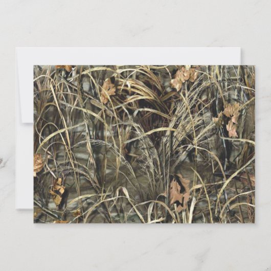 Groene en gouden huwelijksuitnodigingen kaart (Achterkant)