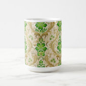  GROENE EN GOUDEN IERSE BLOEIEN KOFFIEMOK (Center)