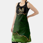 Groene en gouden marmeren Agaat Schort (Insitu)