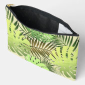 Groene en gouden Palm tropische bladeren Etui (Open)