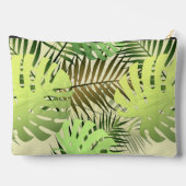 Groene en gouden Palm tropische bladeren Etui (Achterkant)