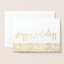 Groene en gouden  Prettige feestdagen