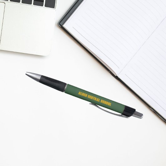 Groene en Gouden School Kleuren Pen