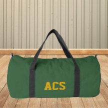 Groene en gouden schoolkleuren en letters