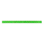 Groene en gouden sterren Satin Ribbon Satijnen Lint (Voorkant)