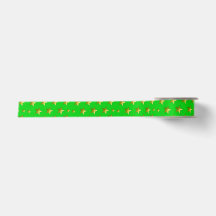 Groene en gouden sterren Satin Ribbon