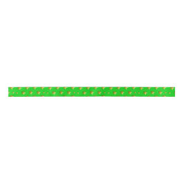 Groene en gouden sterren Satin Ribbon Satijnen Lint