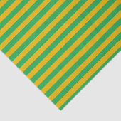 Groene en gouden strepen tissuepapier (Detail)