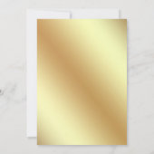 Groene en goudFloral Border Islamic Wedding Kaart (Achterkant)