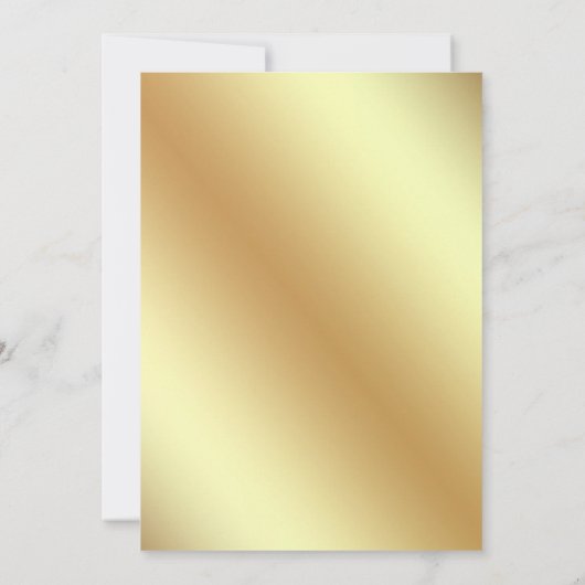 Groene en goudFloral Border Islamic Wedding Kaart (Achterkant)