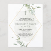 Groene en goudhoudende budgettaire Waterverf Folia (Voorkant)