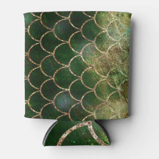 Groene en goudmakreelvis blikjeskoeler (Voorkant)