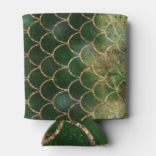 Groene en goudmakreelvis blikjeskoeler (Achterkant)