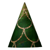 Groene en goudmakreelvis feesthoedjes (Voorkant)