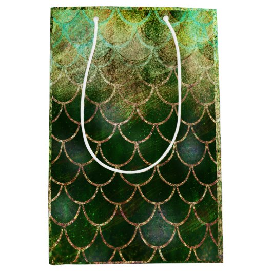 Groene en goudmakreelvis medium cadeauzakje (Voorkant)