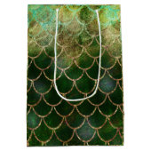 Groene en goudmakreelvis medium cadeauzakje (Achterkant)