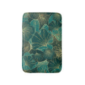 Groene en goudolie badmat (Voorkant Verticaal)