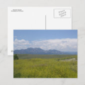 Groene en goudvelden briefkaart (Voorkant / Achterkant)