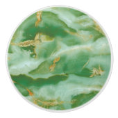 Groene en grijze keramische knop (Voorkant)