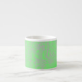 groene en grijze marmer espresso kop (Voorkant)
