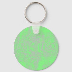 groene en grijze marmer sleutelhanger