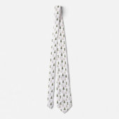 Groene en Grijze Moderne Kerstbomen Stropdas (Achterkant)