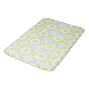 Groene en grijze patroonbadmat - Op zee Ventilator Badmat