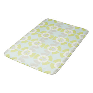 Groene en grijze patroonbadmat - Op zee Ventilator Badmat