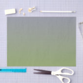 Groene en grijze verloopkleuren tissuepapier (Craft)
