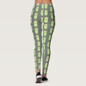 Groene en groene boomgaarden leggings (Achterkant)