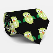 Groene en groene boomgaarden stropdas (Opgerold)